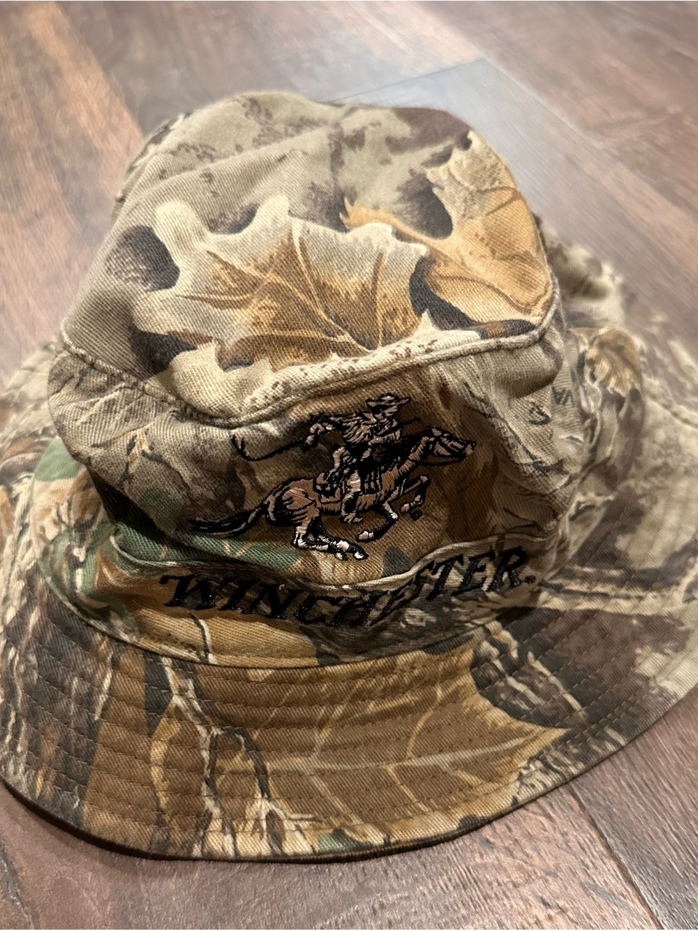 Winchester Camo Bucket Hat in Brown/Green